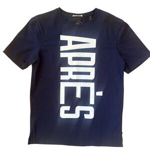 Scotch & Soda APRE’S SKI Navy Blue Graphic T-Shirt New without tag M